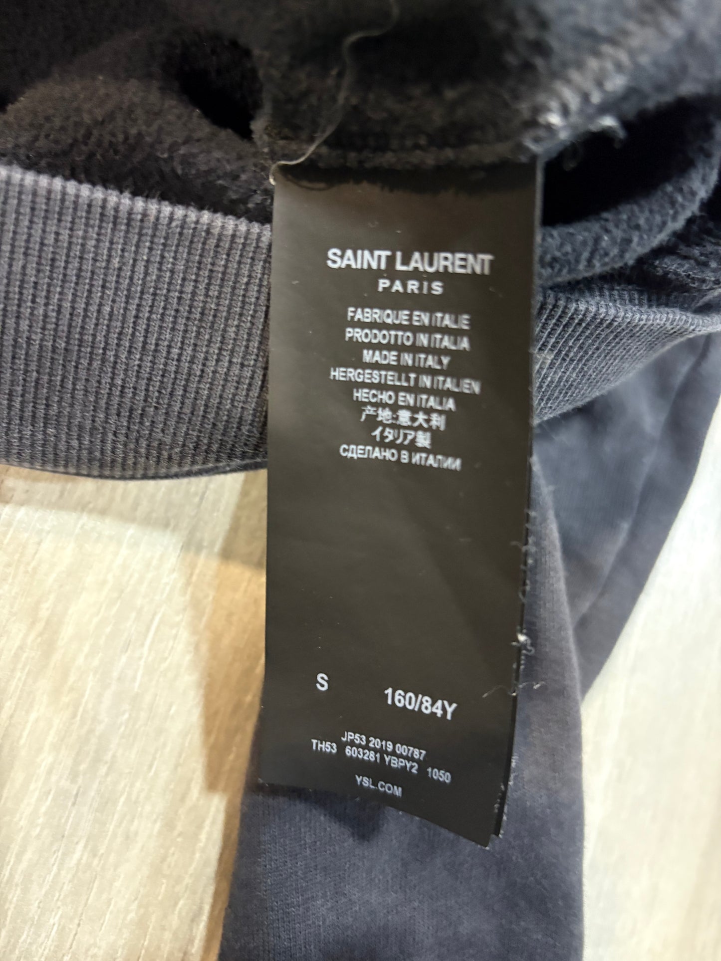 Saint Laurent Paris SS19 Malibu Hoodie