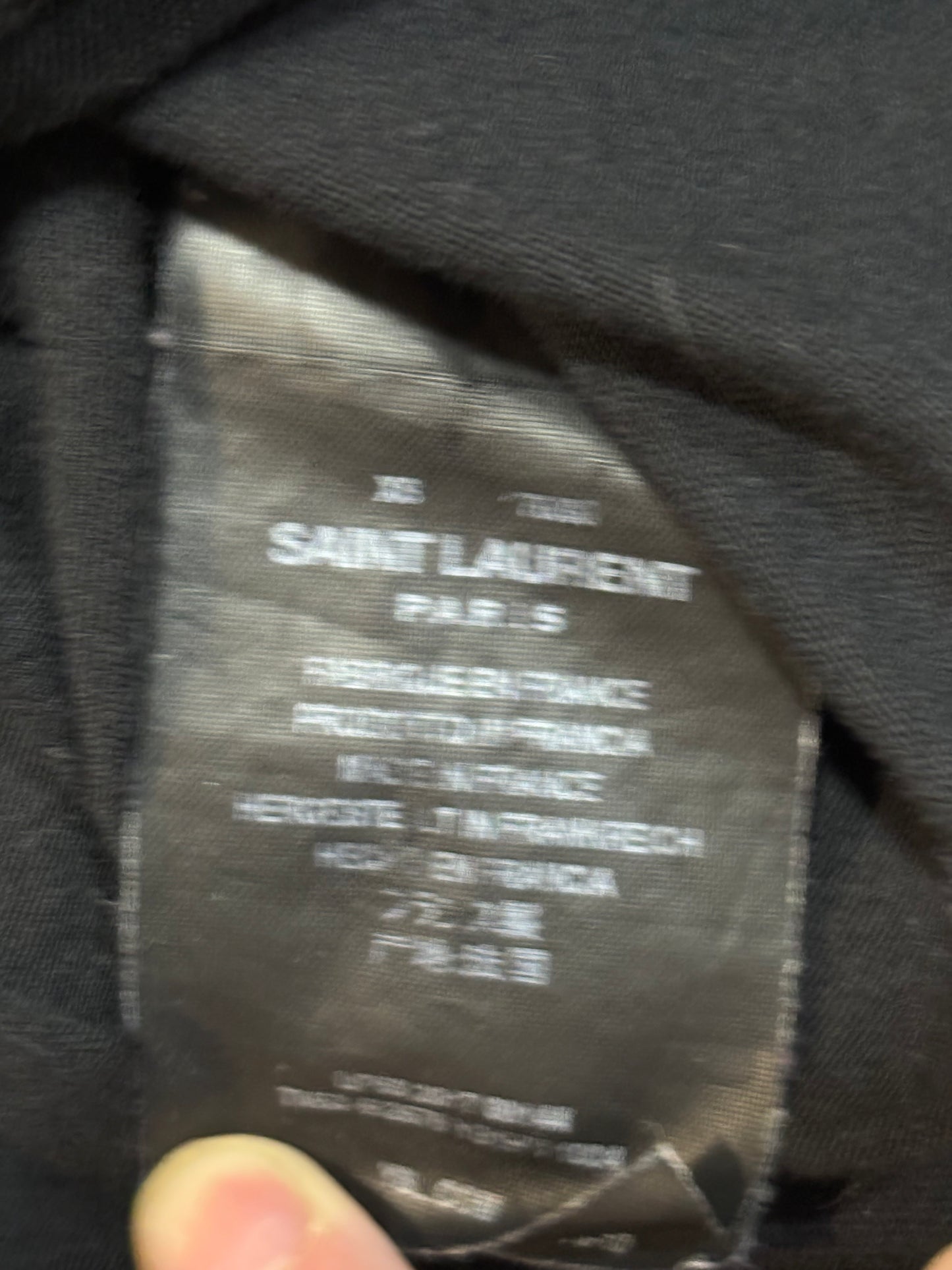 Saint Laurent Paris SS18 No Smoking Shirt