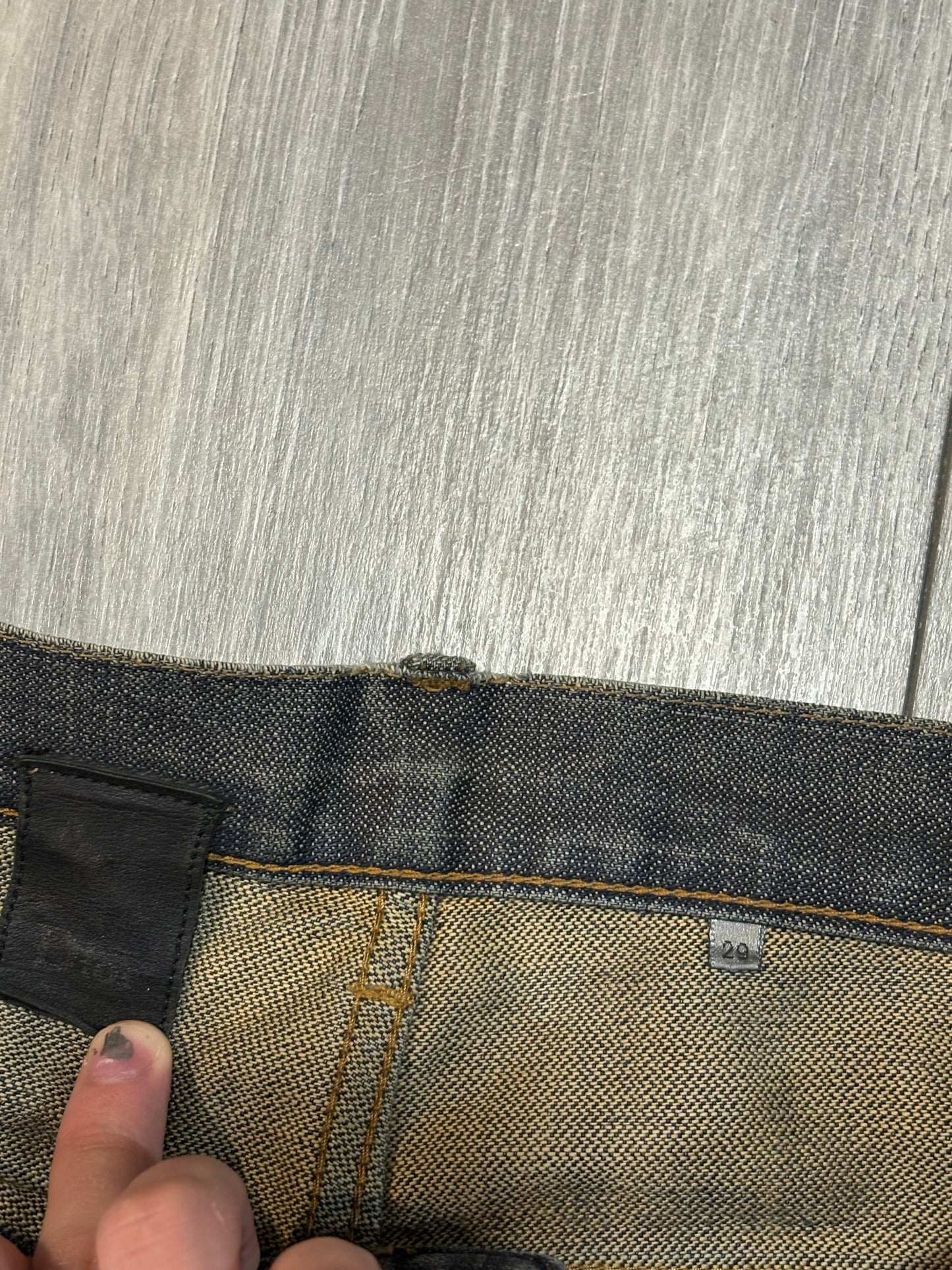 Dior Homme SS08 Mudwash Honeycomb Denim