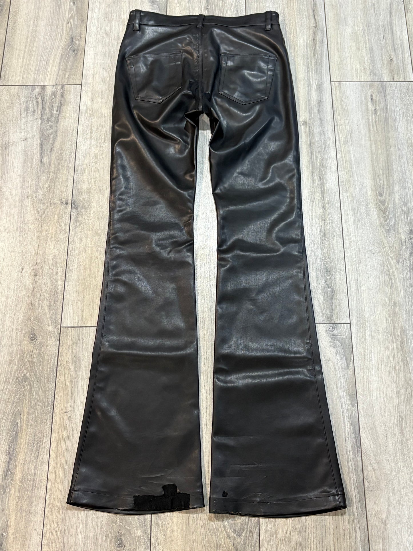 Rick Owens FW20 Faux Leather Bootcut pants