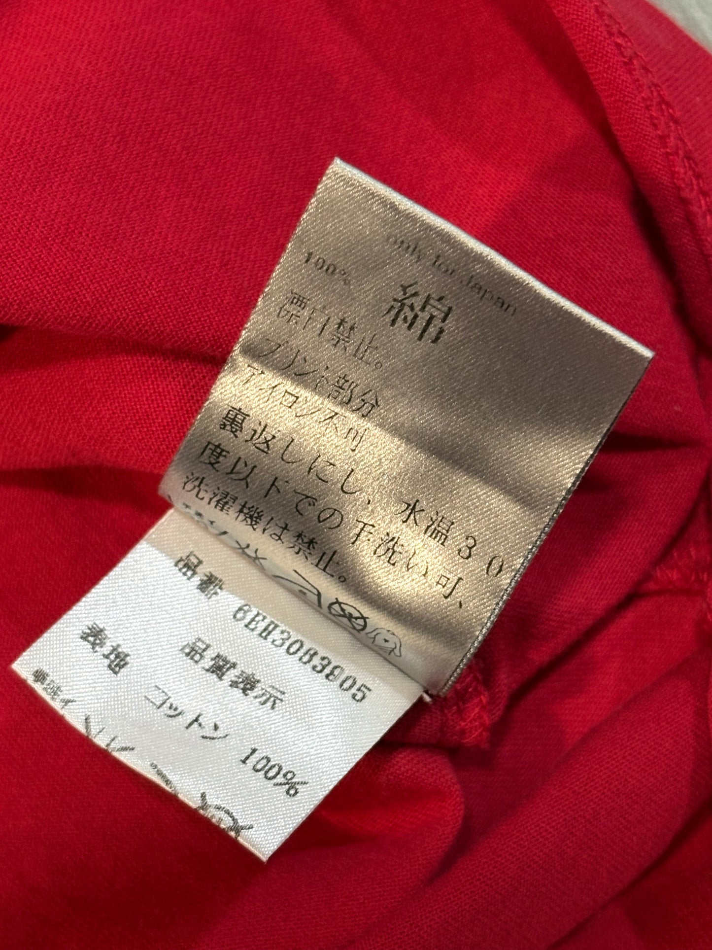 Dior Homme SS06 Red Diamond Shirt
