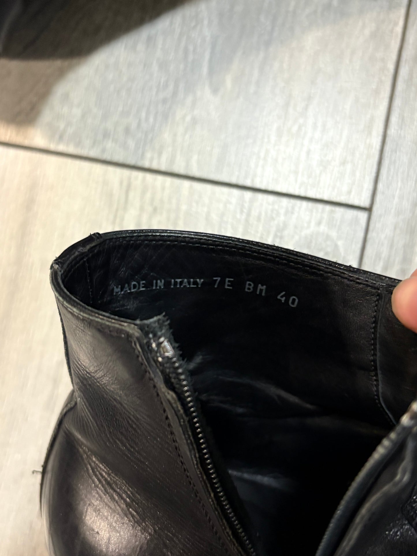 Dior Homme SS07 We Look Good Together Boots