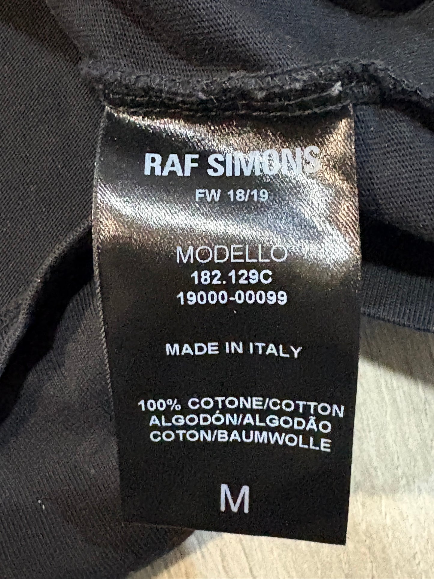 Raf Simons AW18 Christiane F. Shirt