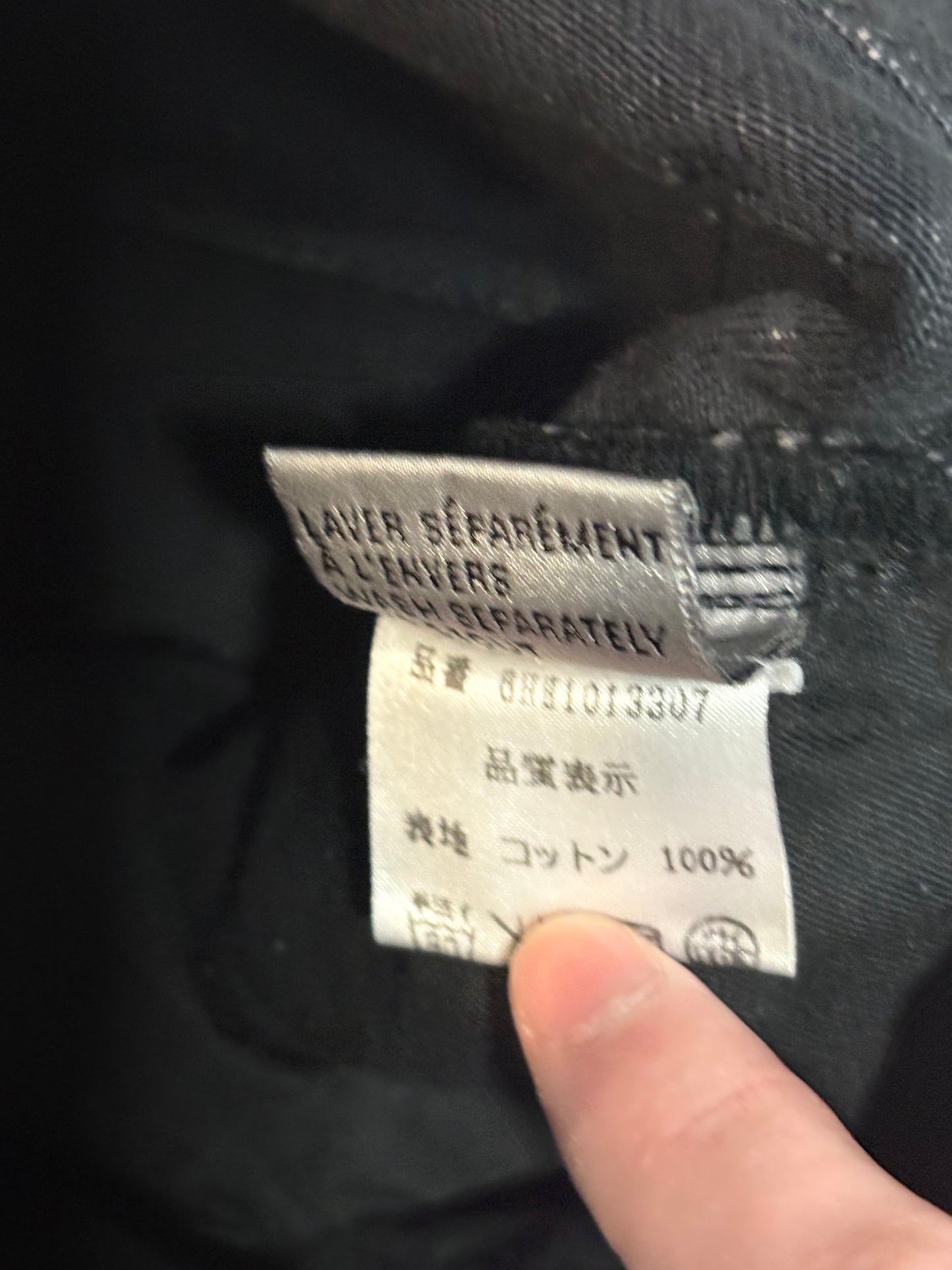 Dior Homme AW06 Satin Cummerbunds