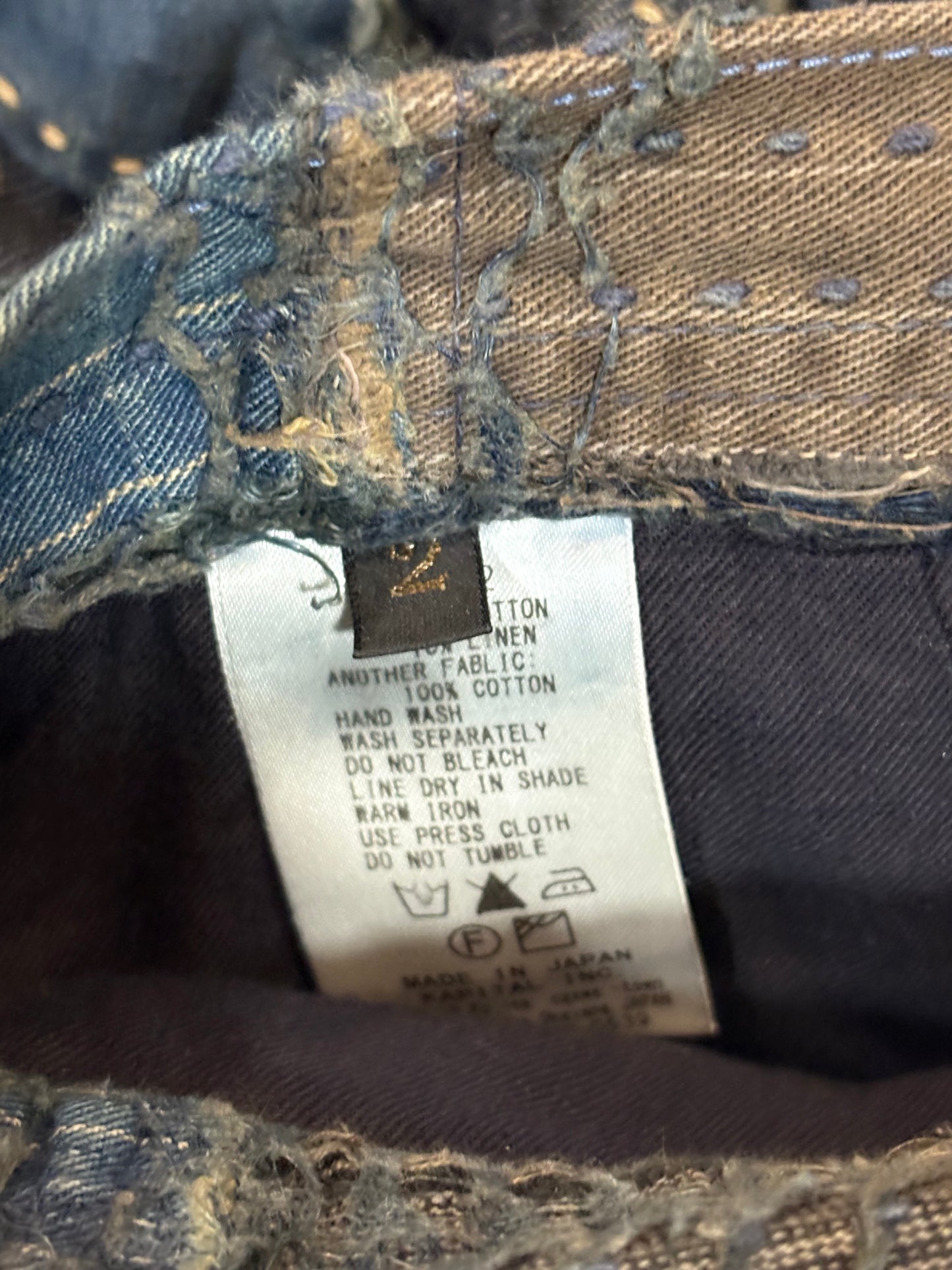 Kapital Boro Patchwork Shorts