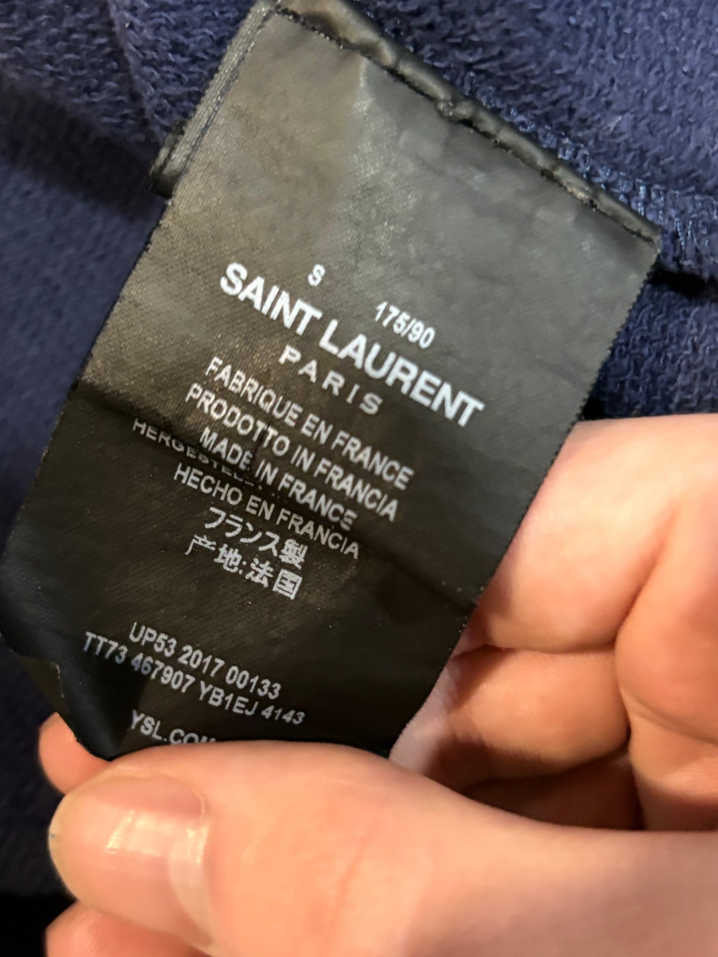 Saint Laurent Paris FW17 University Sweater
