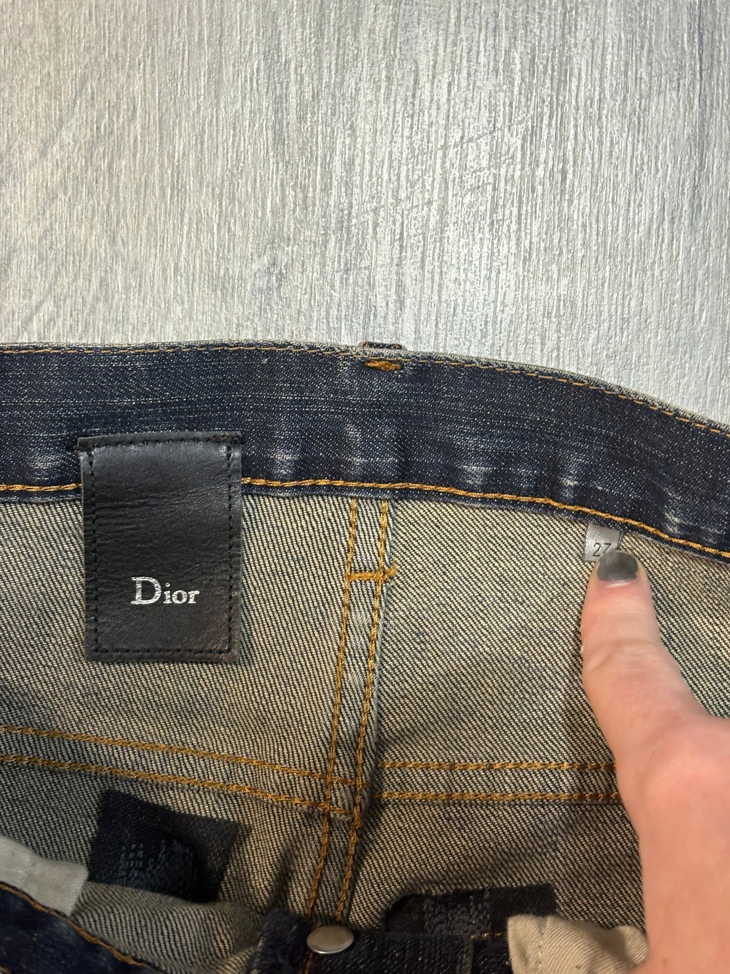 Dior Homme AW09 Basquiat Mudwash Denim