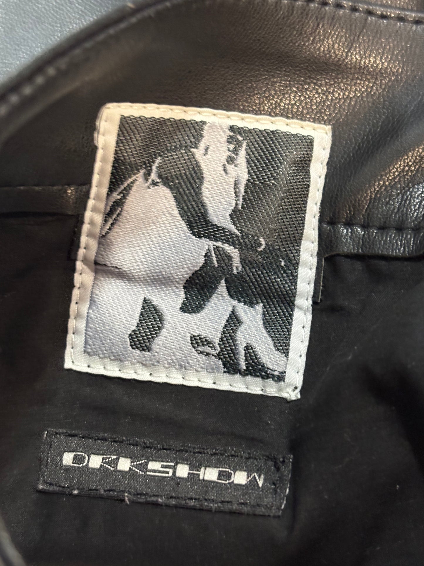 Rick Owens FW20 Faux Leather Bootcut pants
