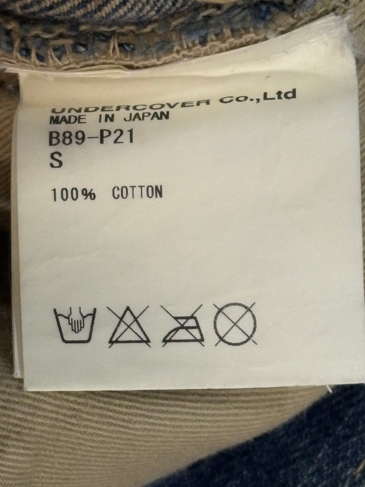 Undercover AW04 Red Yarn Denim