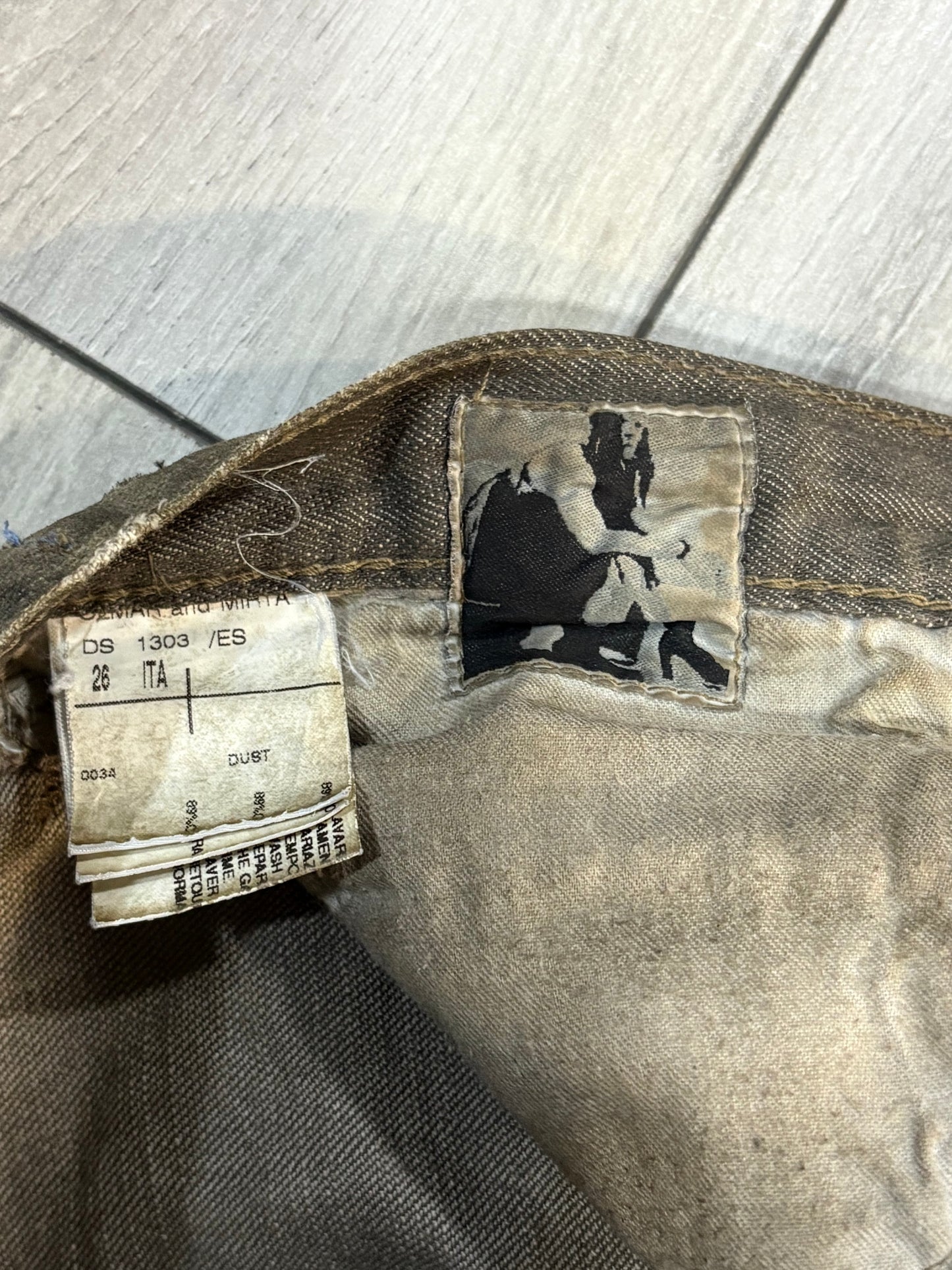 Rick Owen’s FW07 Exploder Dust Spiral Denim
