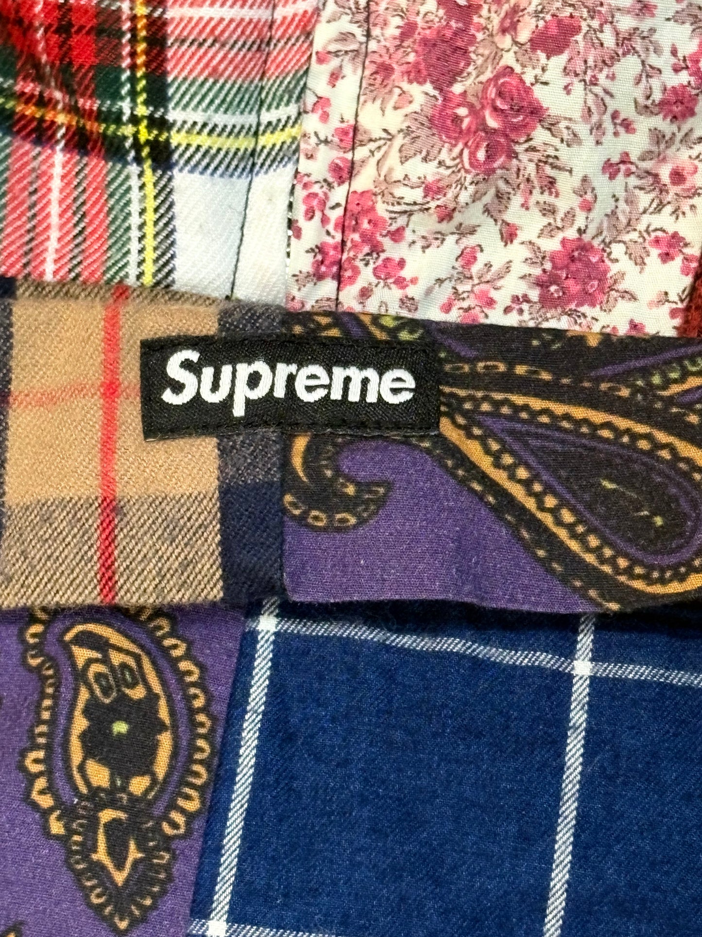 Supreme AW16 Patchwork Anorak Hoodie