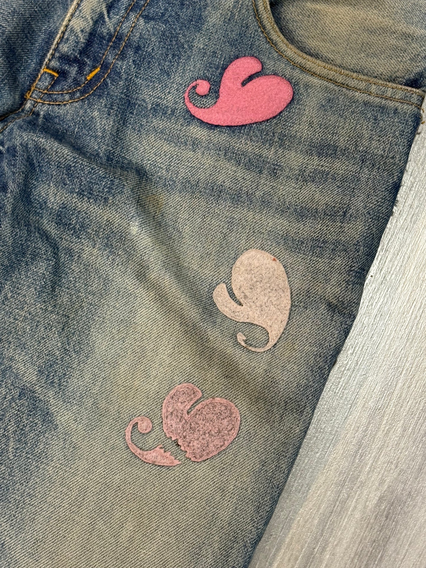 Undercover AW05 Arts and Craft Heart Denim