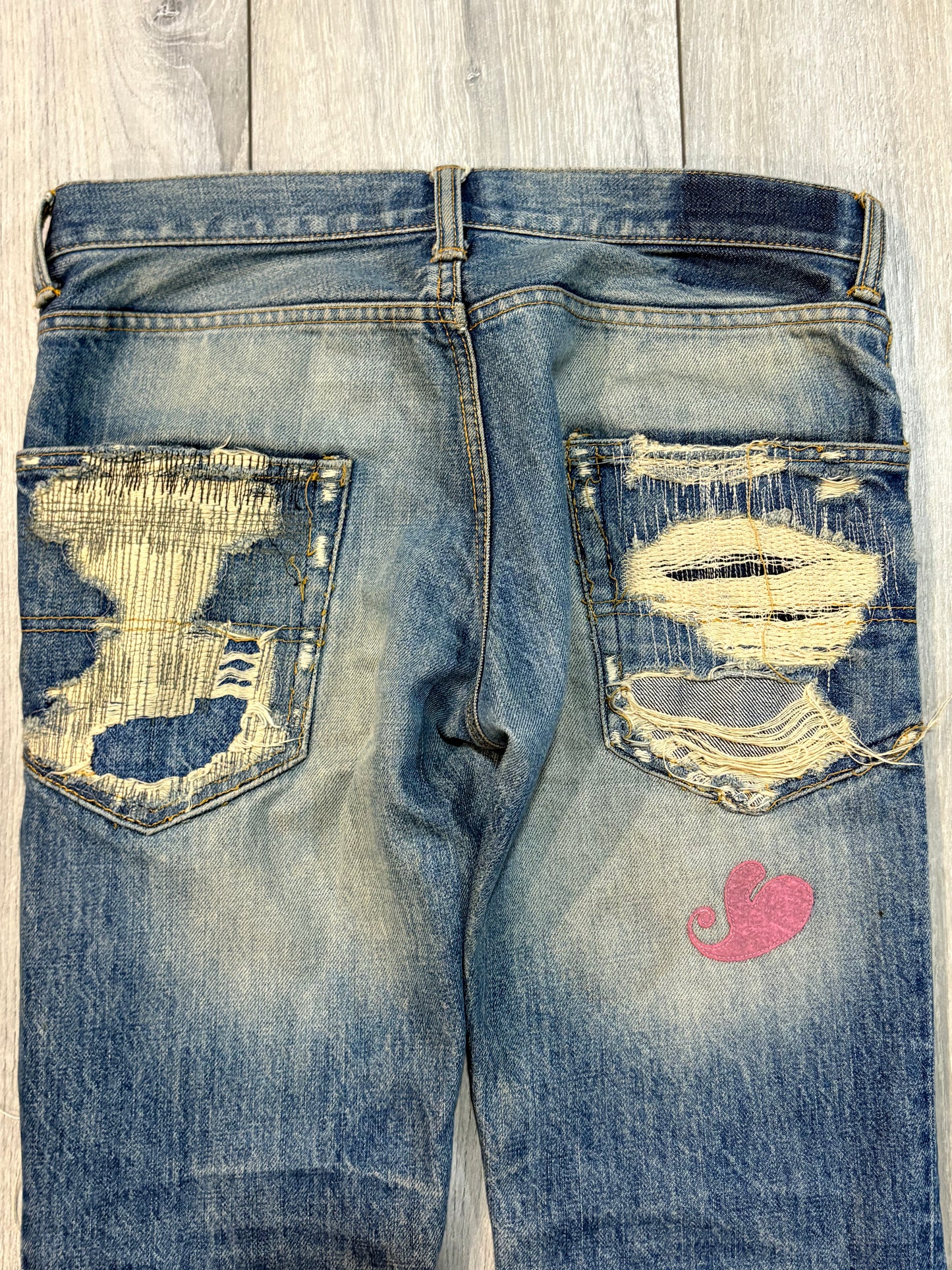 Undercover AW05 Arts and Craft Heart Denim