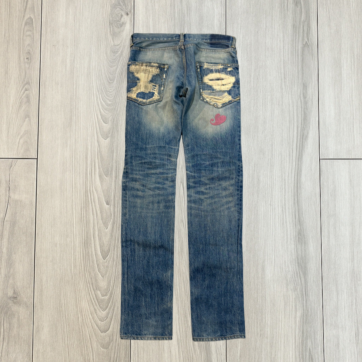 Undercover AW05 Arts and Craft Heart Denim