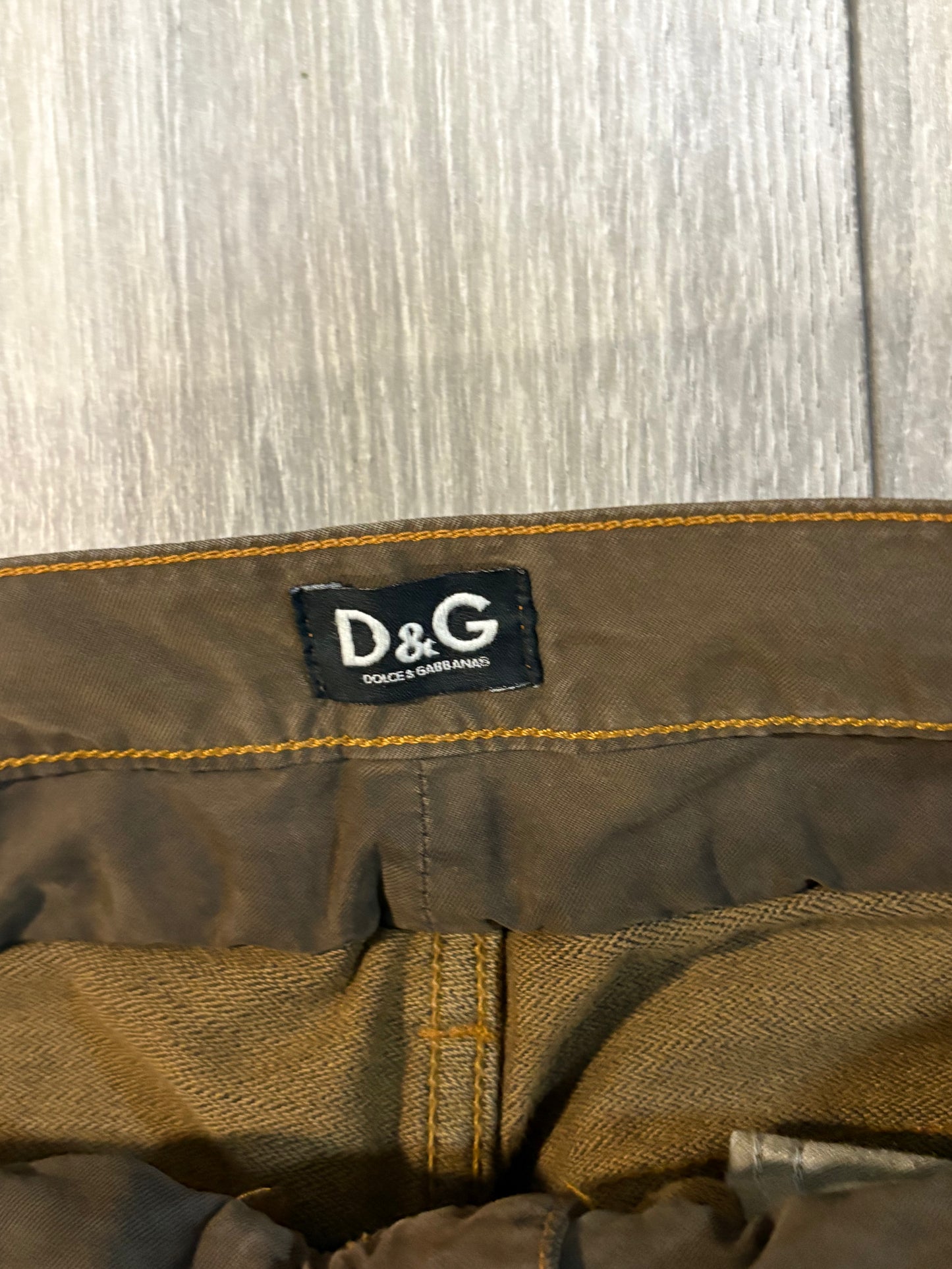 D&G AW03 Double Waisted Asymmetrical Pocket Denim