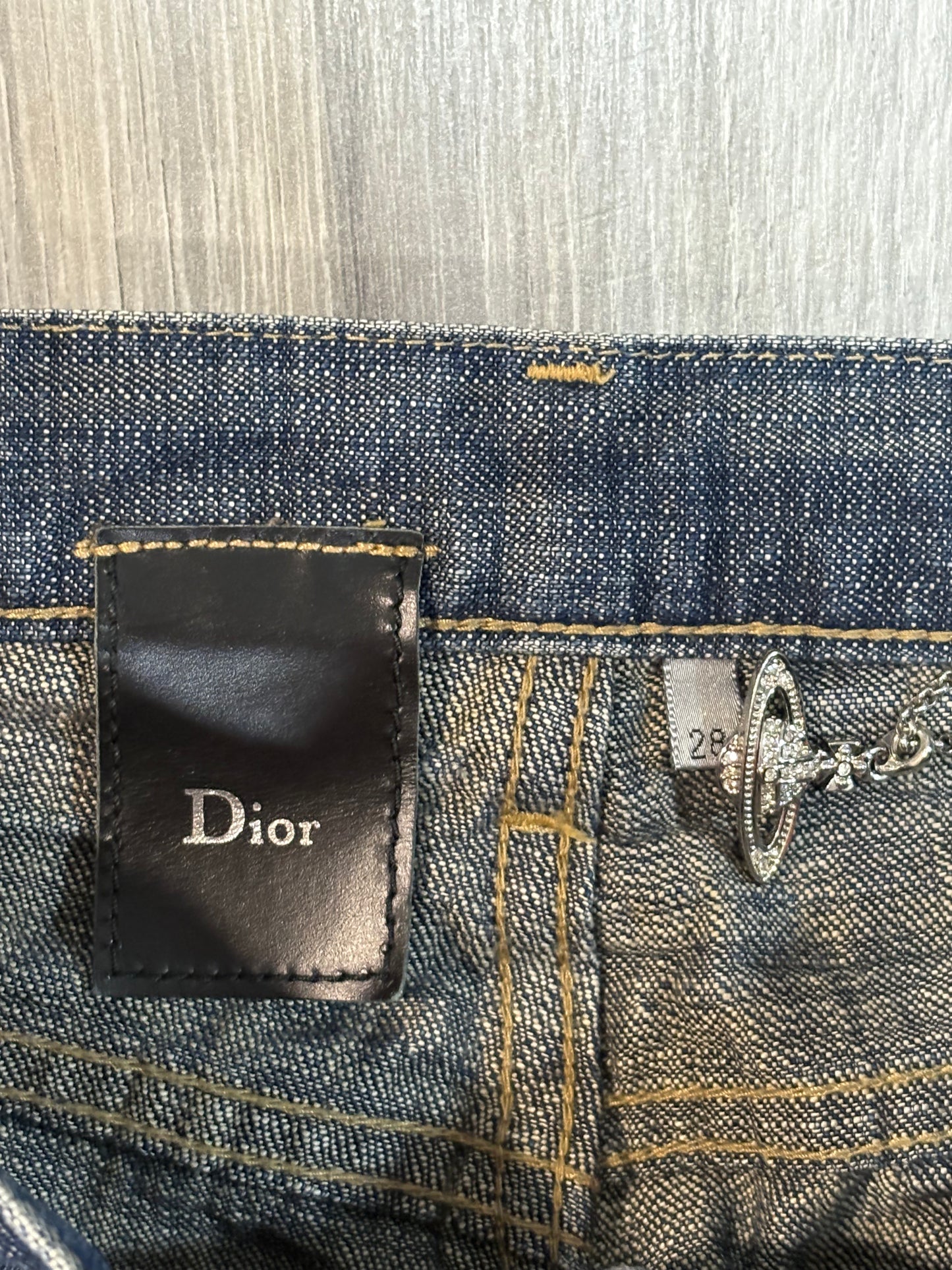Dior Homme SS05 Blue Glitter Denim