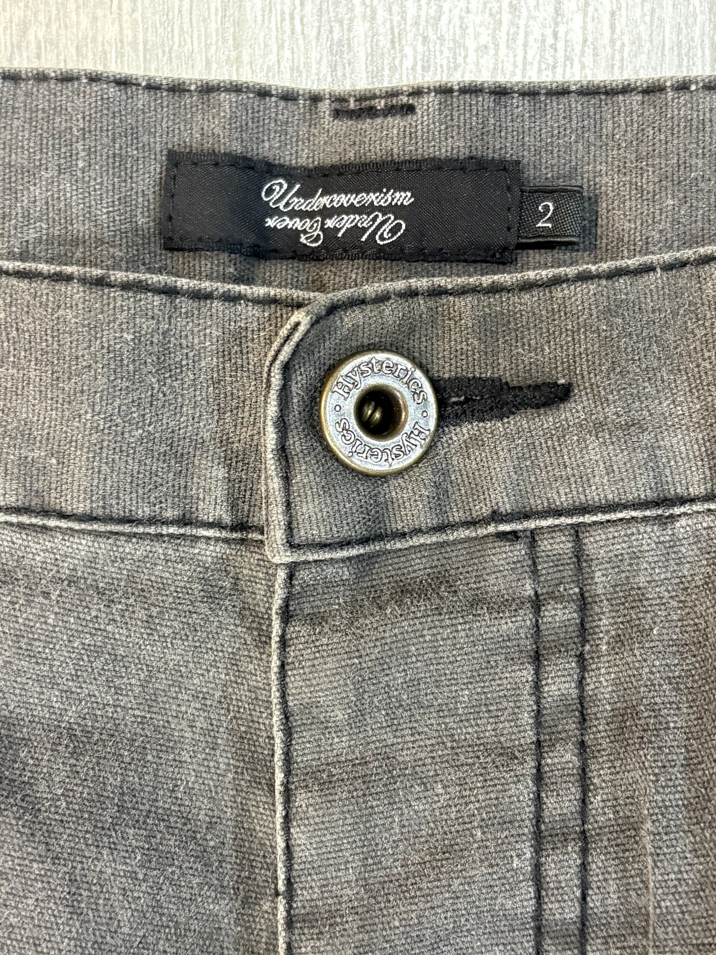 Undercover x Hysteric Glamour AW08 Painted Cargo Denim
