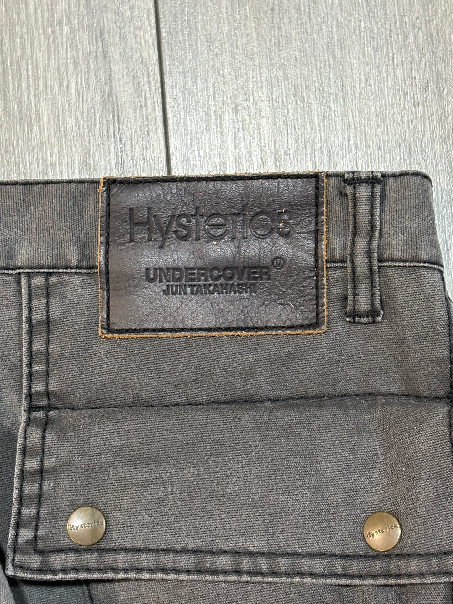 Undercover x Hysteric Glamour AW08 Painted Cargo Denim