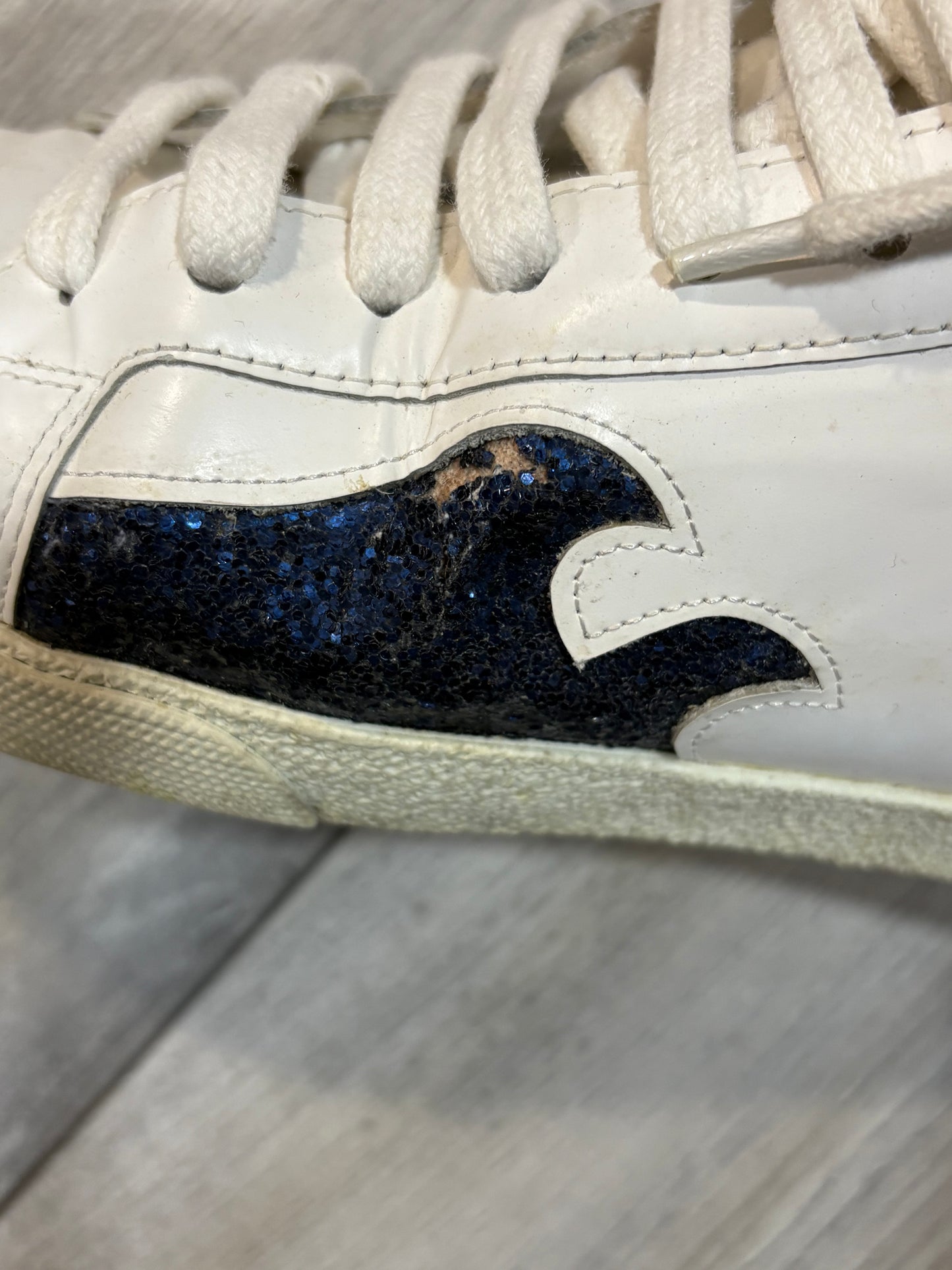 Saint Laurent Paris SS16 SL06 Glitter Surf Sound Hi Tops