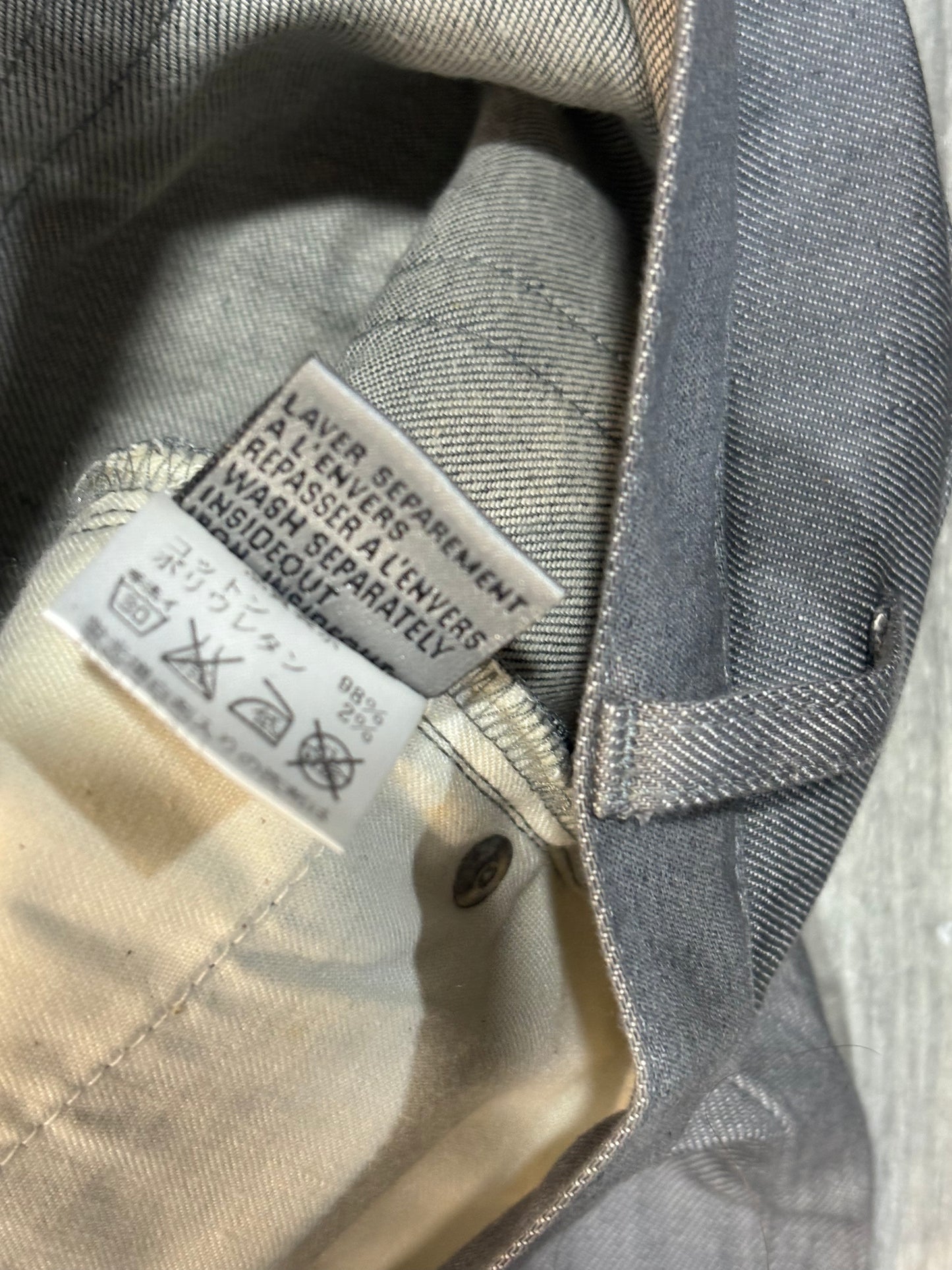 Dior Homme AW08 Stone Denim