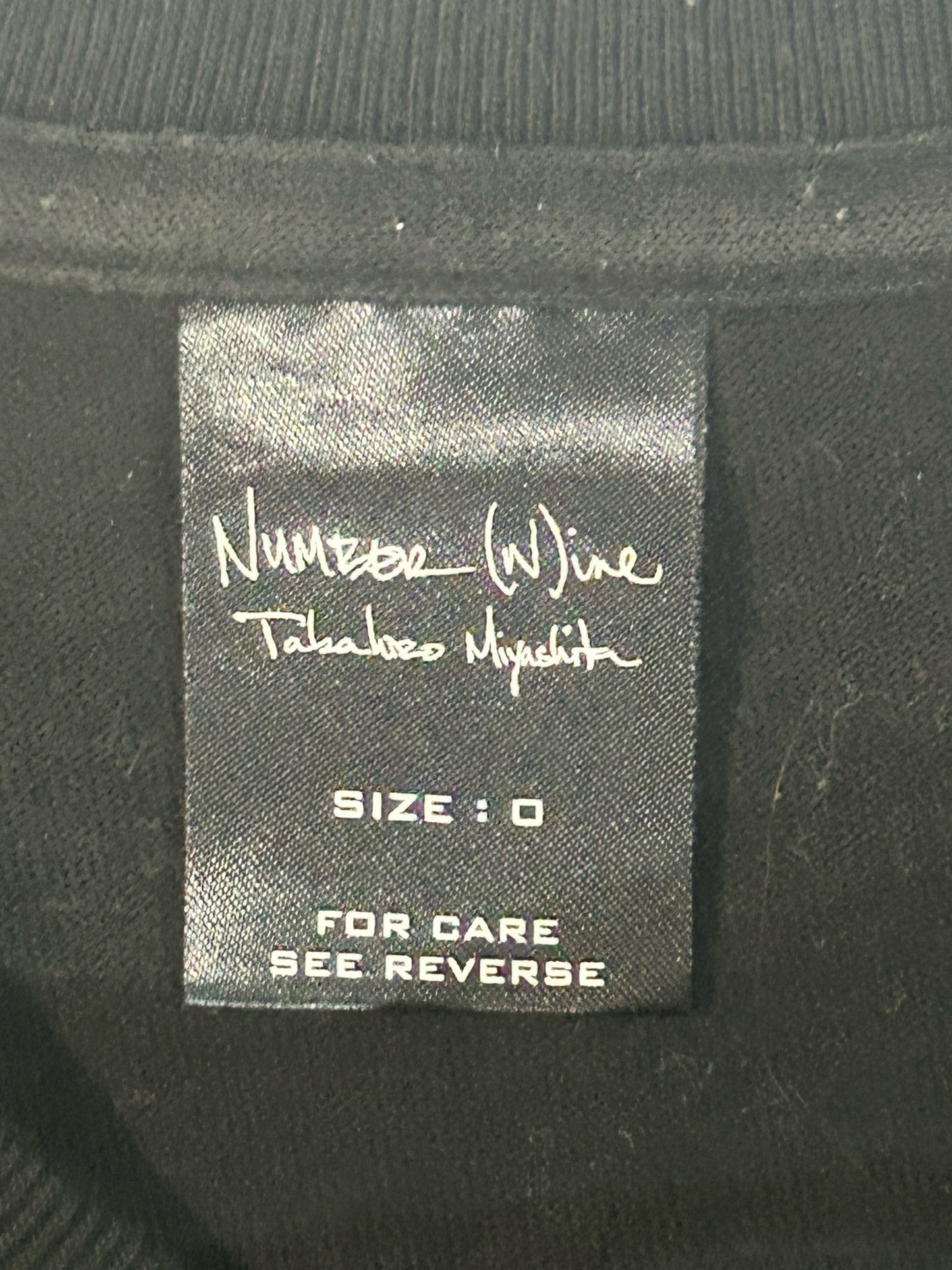 Number (N)ine AW03 You got the money shirt