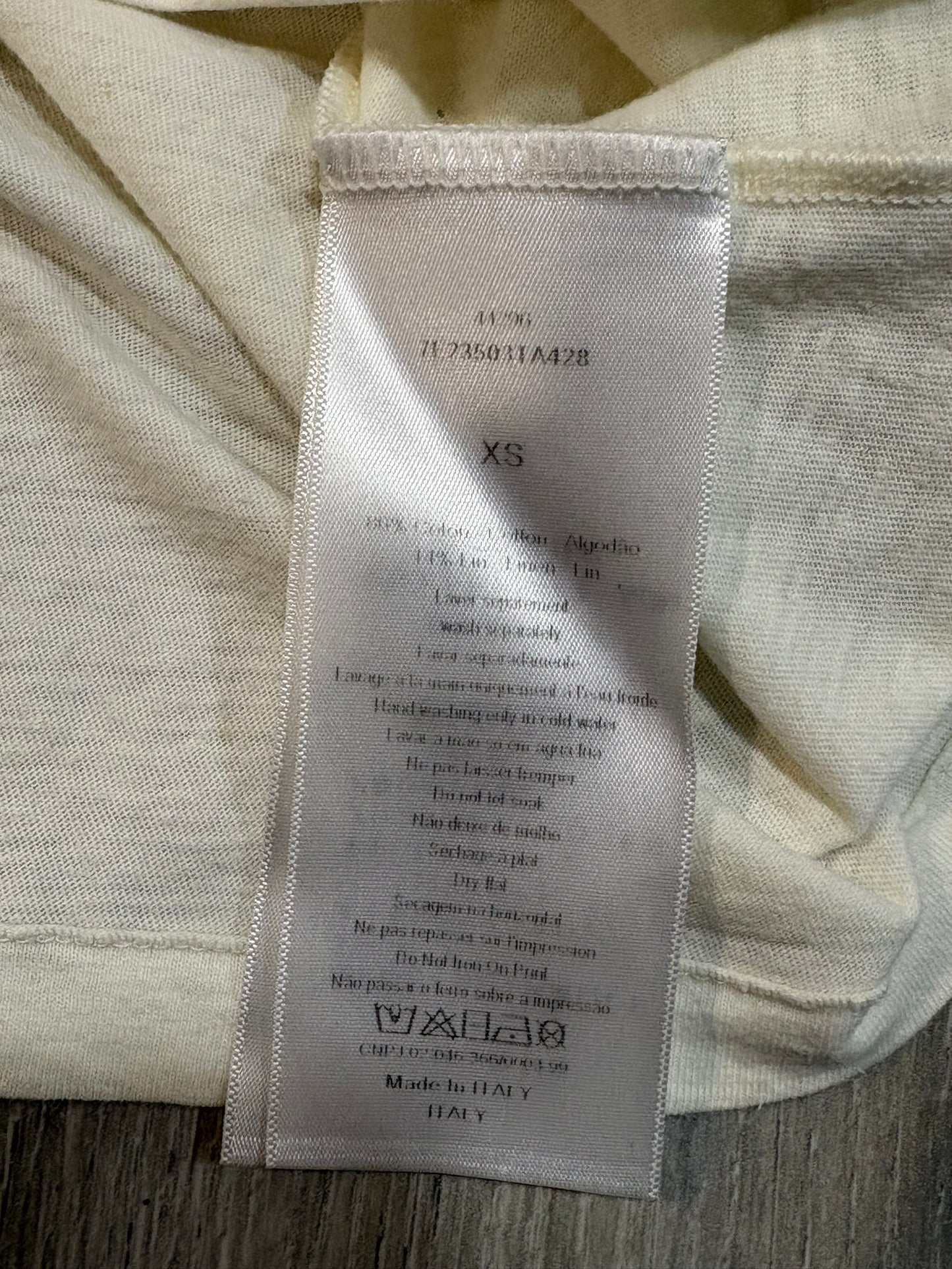 Christian Dior 2017 We Should All Be Feminists Shirt (White)