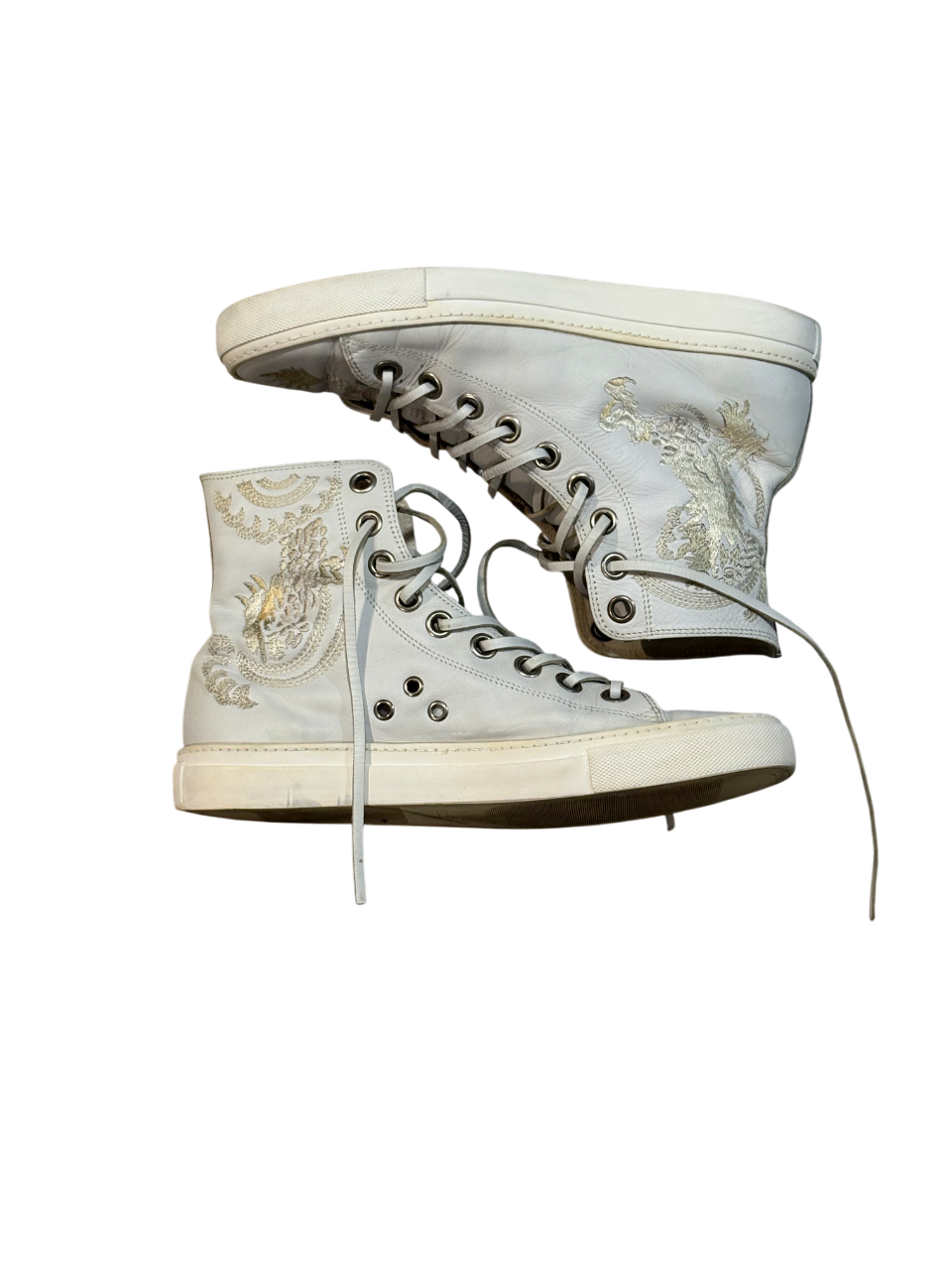 Gucci Dragon Embroidered Shoes