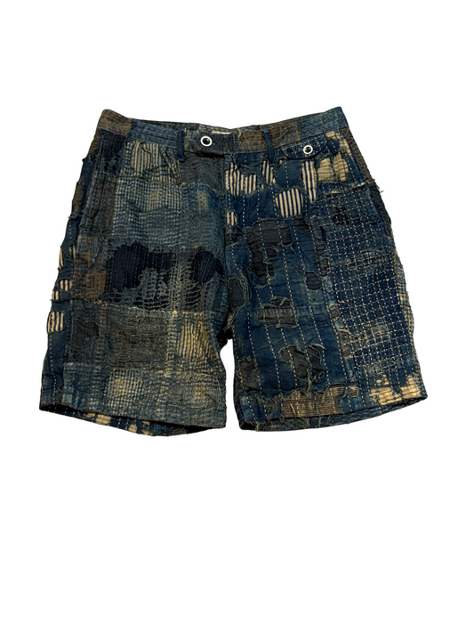 Kapital Boro Patchwork Shorts