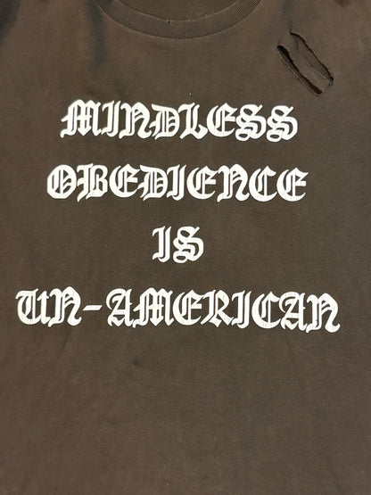 Number (N)ine AW04 Mindless Obedience Shirt