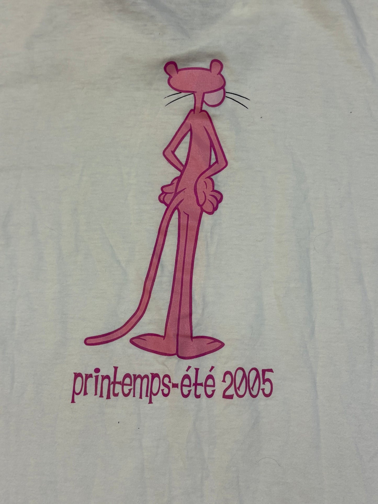 Comme Des Garçons 2005 pink panther shirt