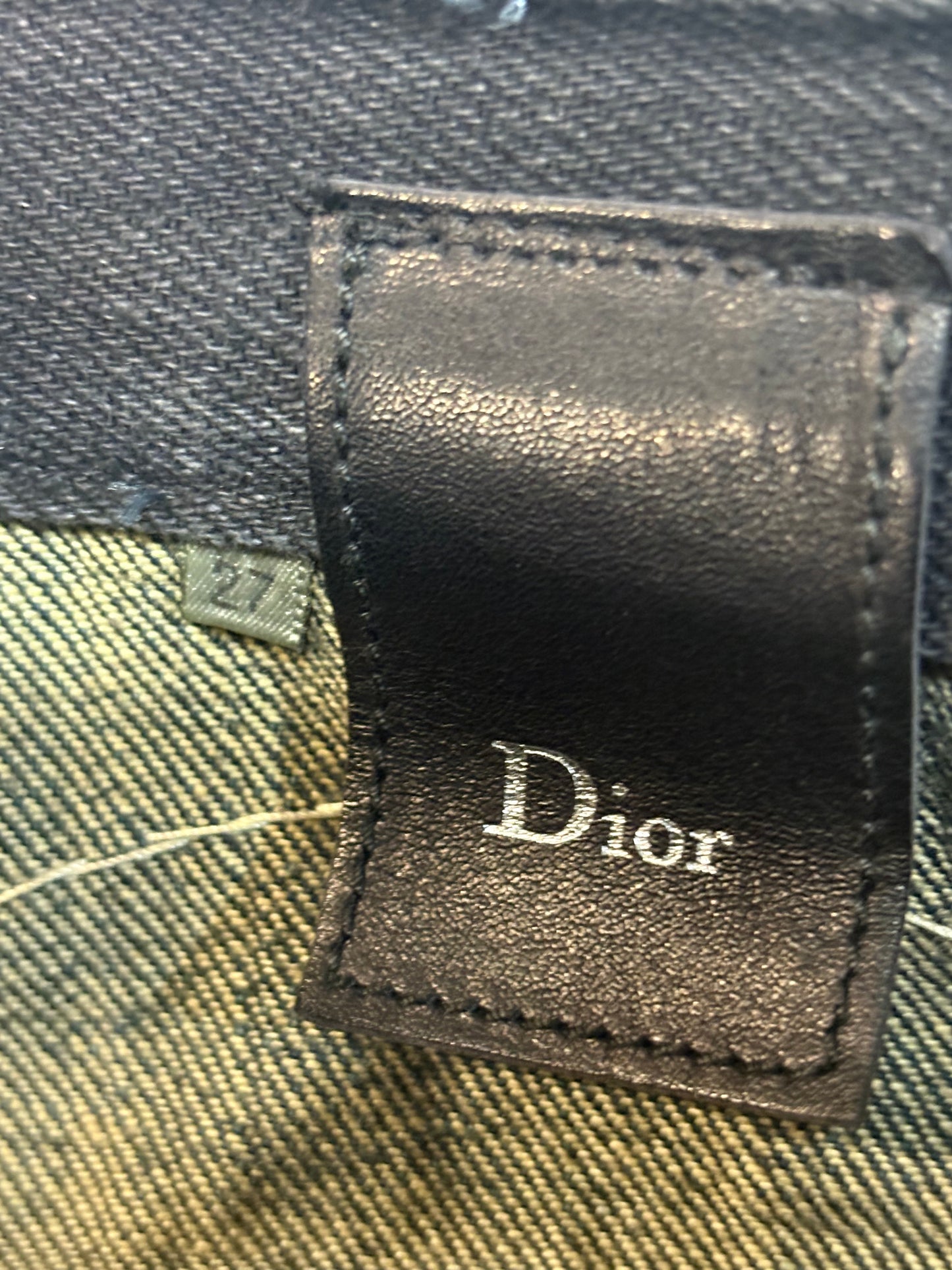 Dior Homme AW06 Blue Cummerbunds