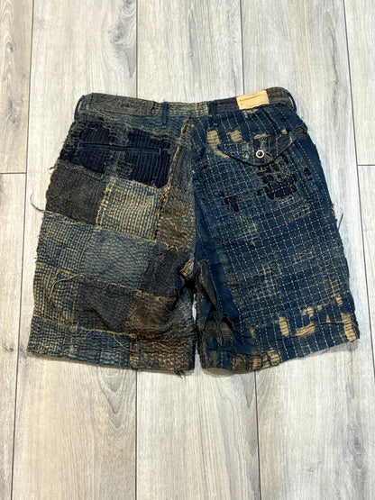 Kapital Boro Patchwork Shorts