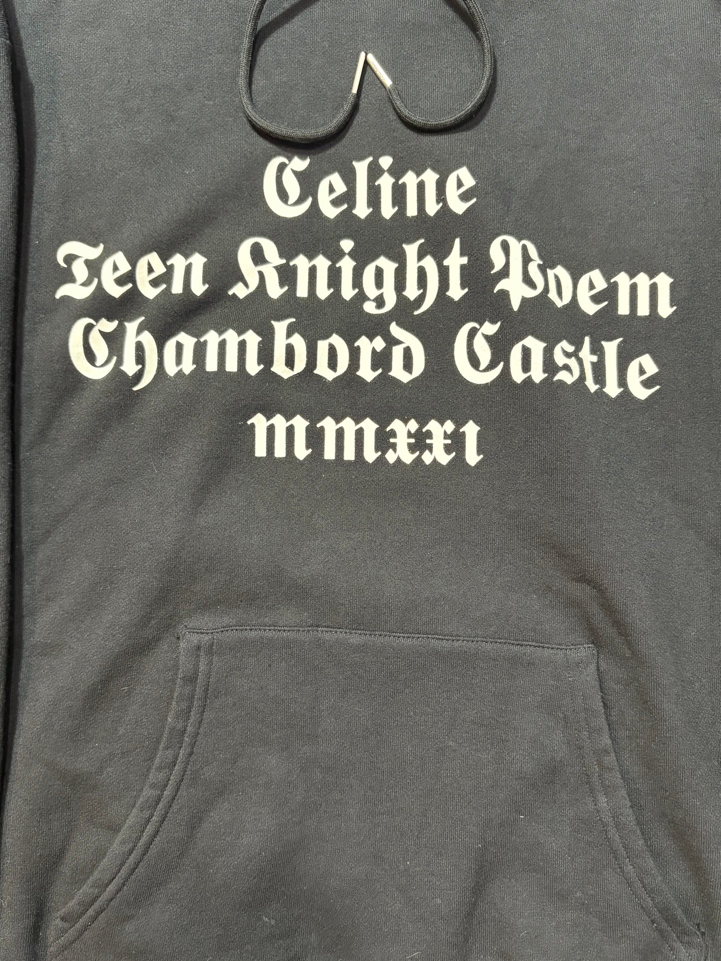 Celine Ss21 Teen Knight Poem Hoodie