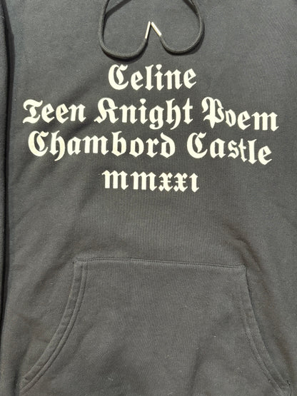 Celine Ss21 Teen Knight Poem Hoodie
