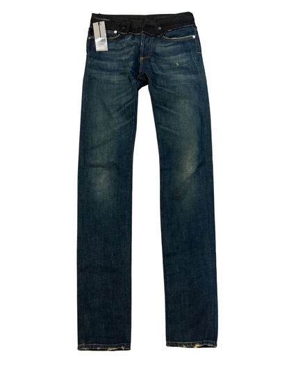 Dior Homme AW06 Blue Cummerbunds