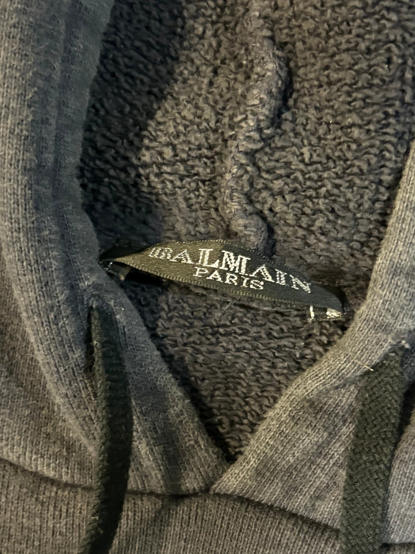 Balmain AW10 Double Zip Hoodie