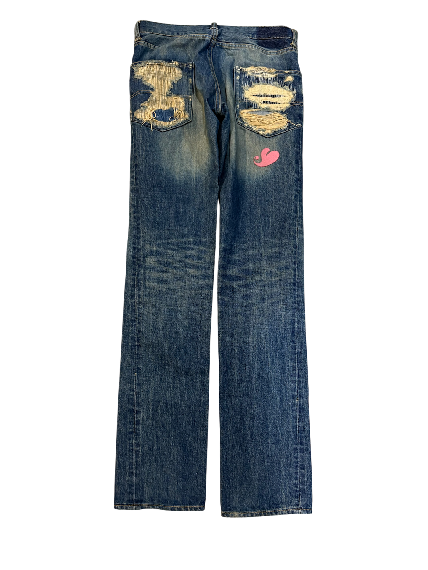 Undercover AW05 Arts & Crafts Heart Boro Denim