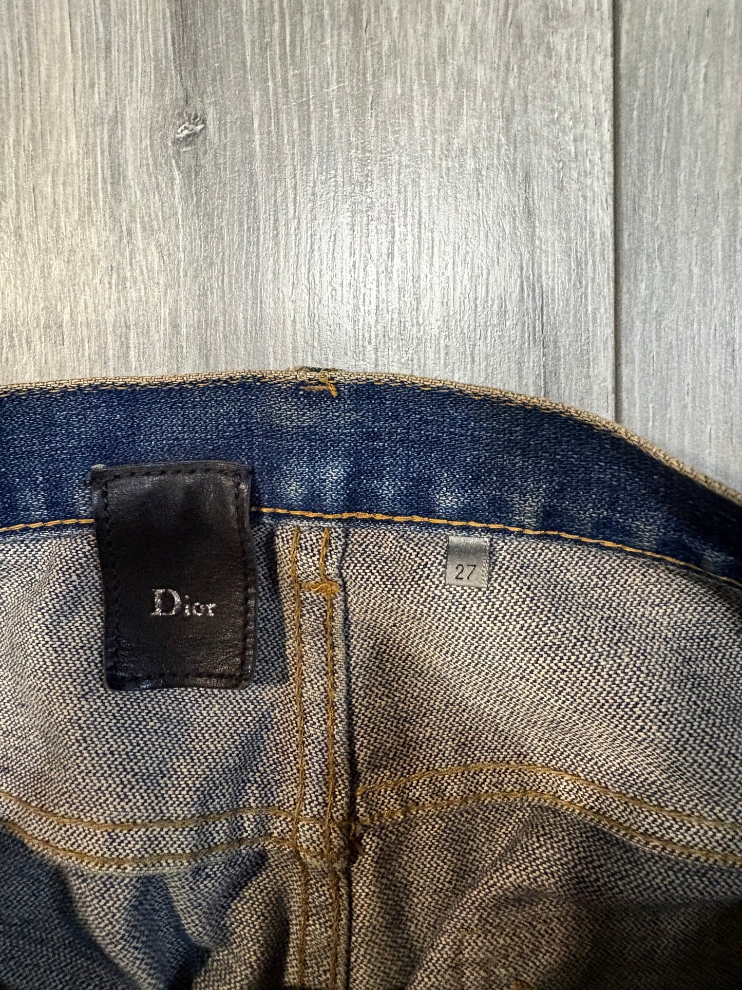 Dior Homme AW05 Rust Zipper Bootcut Denim