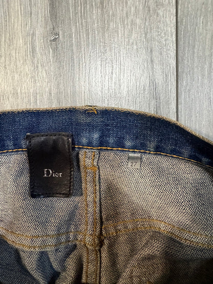 Dior Homme AW05 Rust Zipper Bootcut Denim