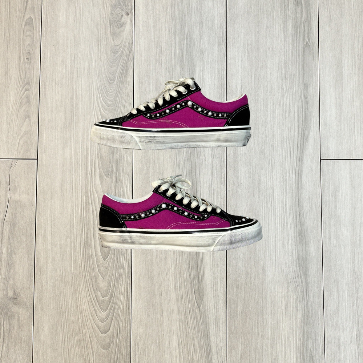 Satoshi Nakamoto Pearlized Pink Vans
