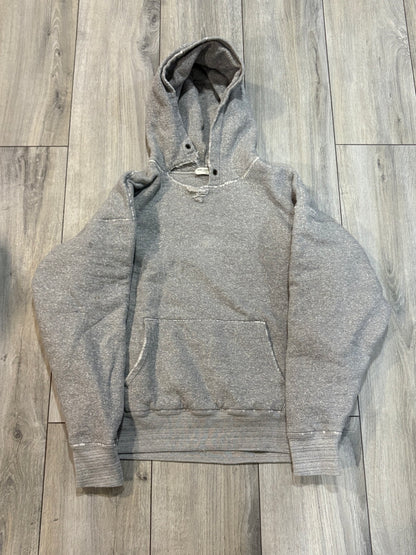 Saint Laurent Paris 2022 Distressed University Hoodie