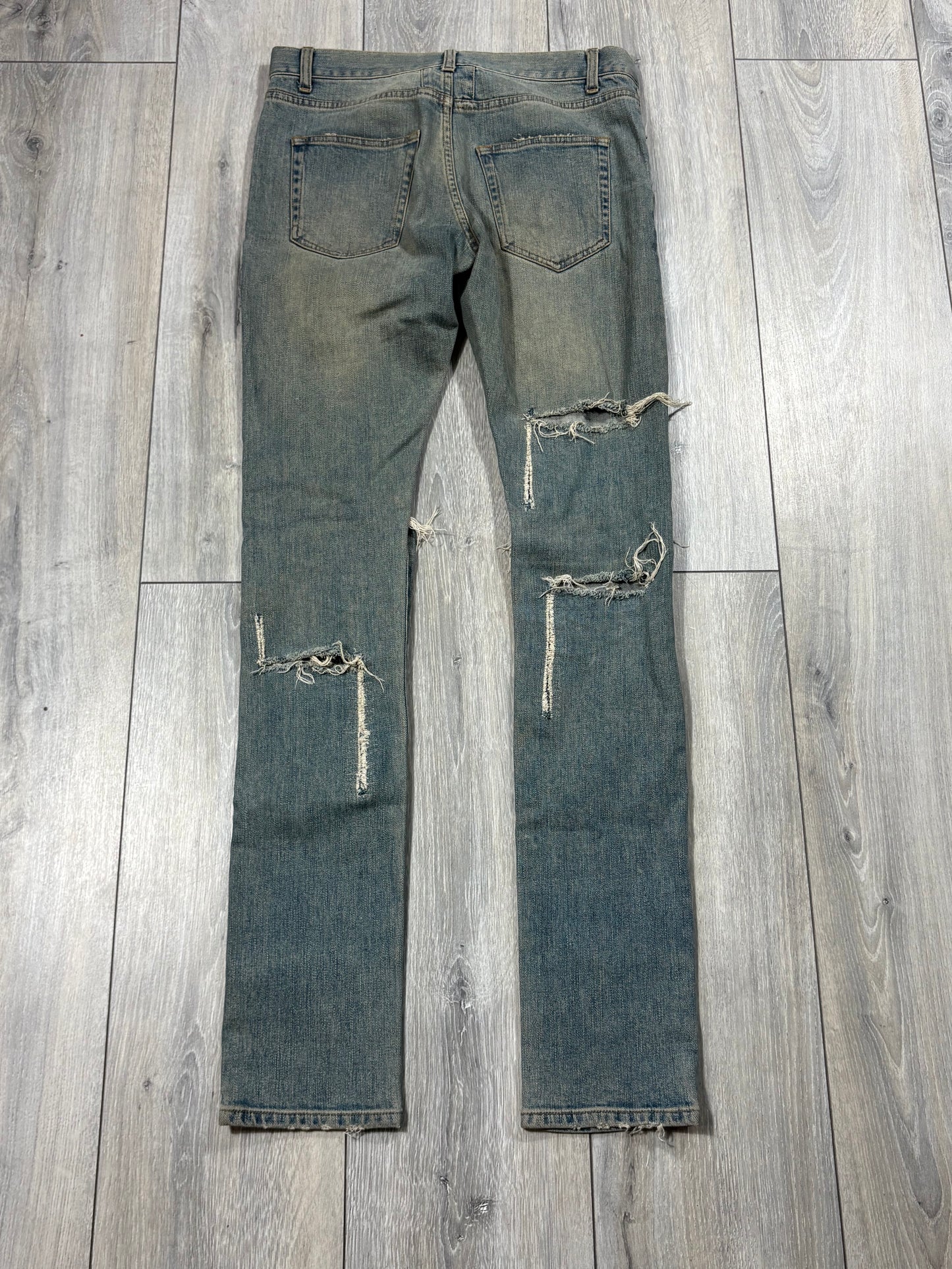 Saint Laurent Paris SS15 Knife Slit D02 Denim