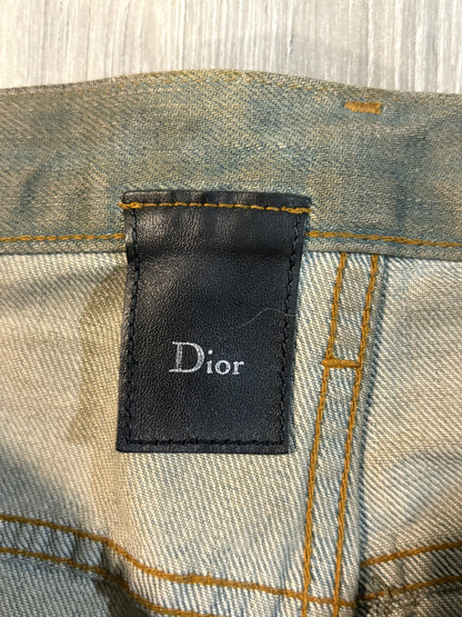 Dior Homme SS04 Waxed Bleu Clair Denim