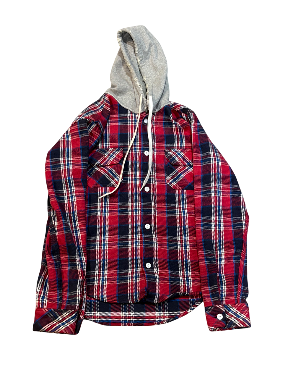 Number (N)ine Hybrid Hooded Flannel