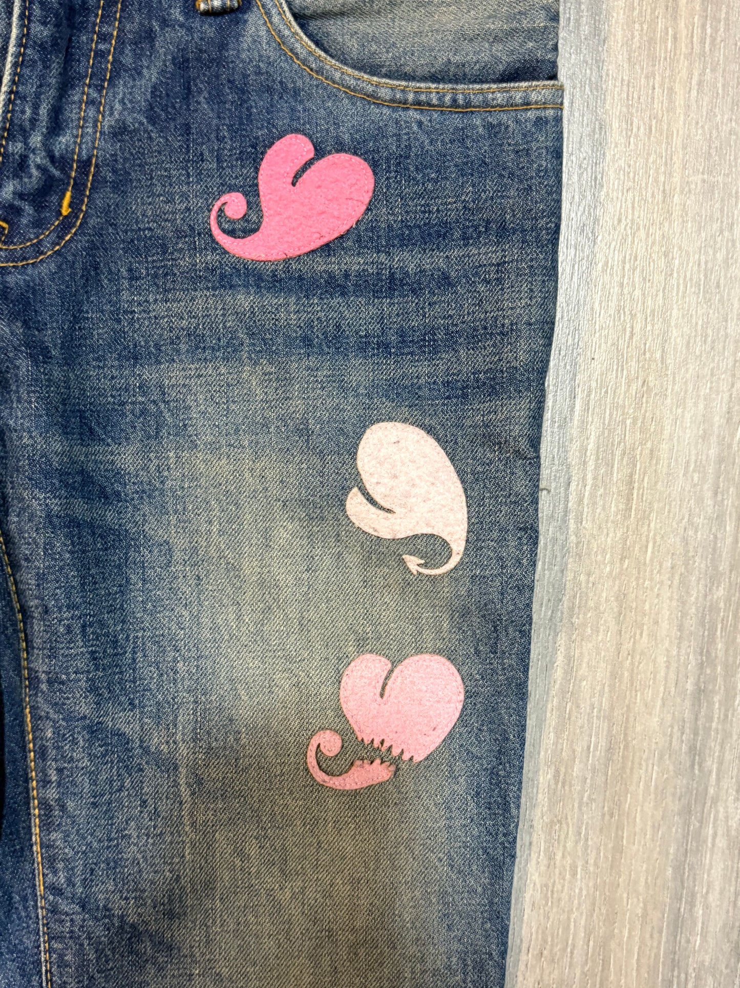 Undercover AW05 Arts and Crafts Heart Denim