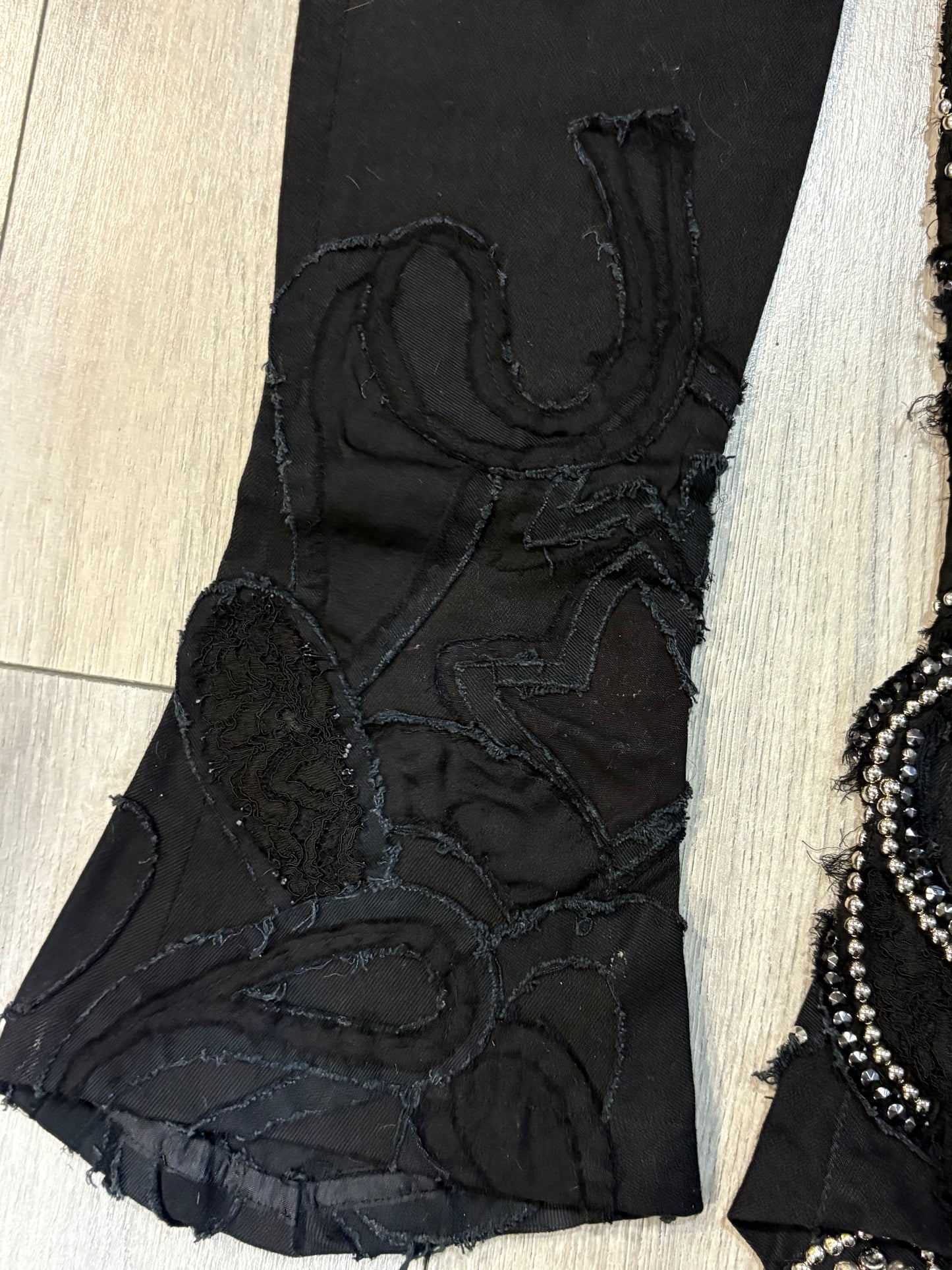 Balmain SS09 Ankh Studded Flares