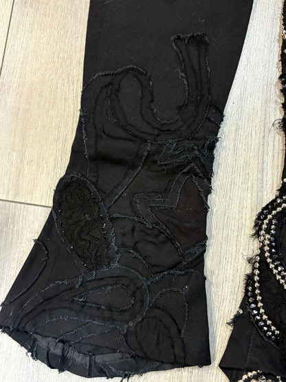 Balmain SS09 Ankh Studded Flares