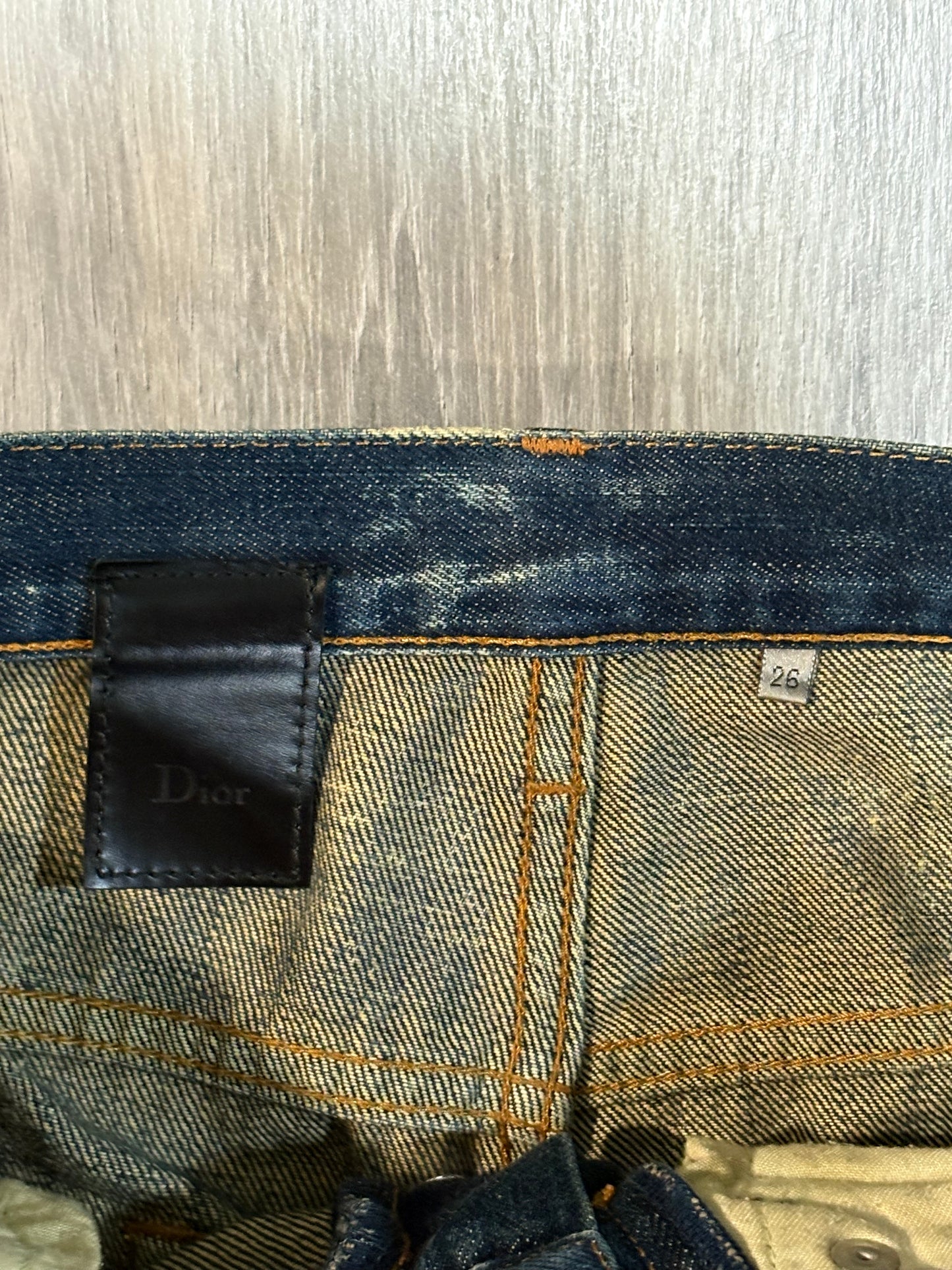 Dior Homme SS07 Spider Web Denim