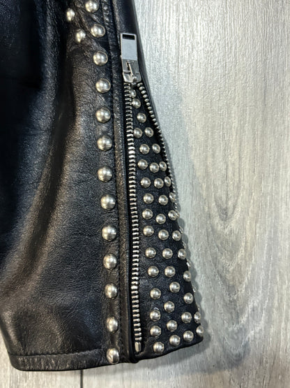 Saint Laurent Pairs AW16 Palladium Studded Leather Jacket
