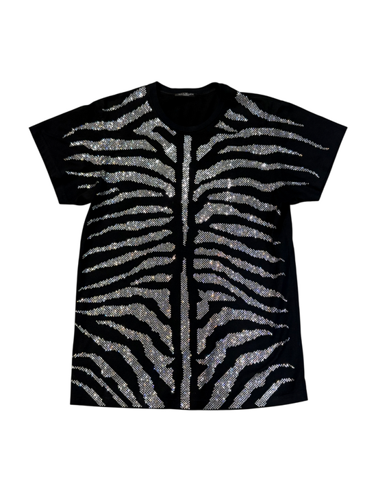 Balmain AW09 Crystal Zebra Shirt